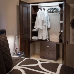 Main floor bedroom closet