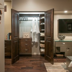 Upstairs bedroom closet